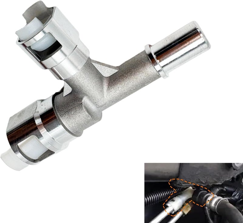 CEYHTLY 800-413HP Metal Heater Hose Connector Compatible with 2000-2014 Cadillac Escalade ESV EXT, Chevrolet Avalanche Silverado 3500 HD Suburban 1500 2500 Tahoe, GMC Sierra 3500 HD Yukon XL 1500 2500 (1 pcs) - Image 1